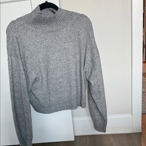 Astr Gray Turtleneck Sweater